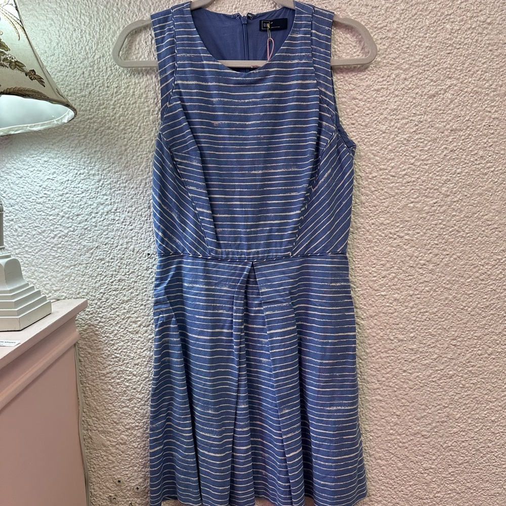 GAP Blue and White Striped Mini Dress Size 6